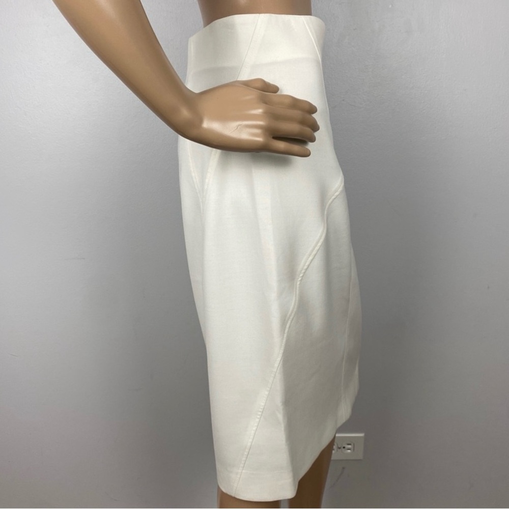 VERSACE COLLECTION WHITE PENCIL SKIRT - Picture 6 of 10